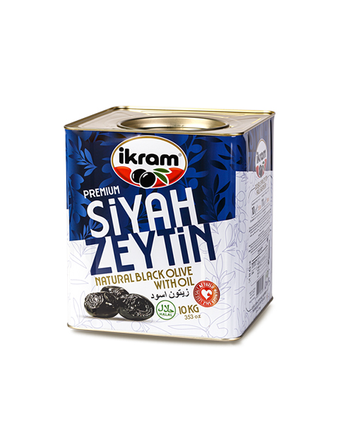 İKRAM SİYAH ZEYTİN PREMIUM YAĞLI SELE10 KG/TNK 