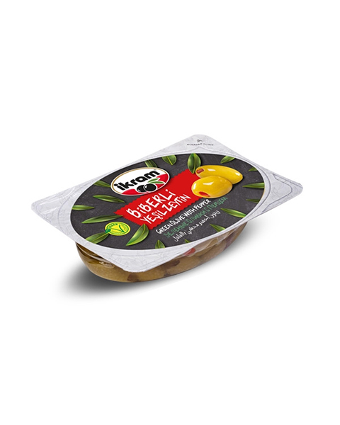 İKRAM YEŞİL ZEYTİN BiBERLi 100 GR VAK. PAKET