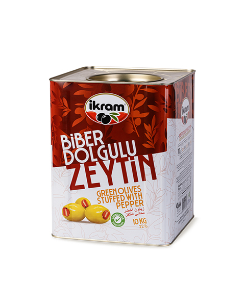İKRAM YEŞİL ZEYTİN BİBERLİ SPECIAL 10 KG/TNK