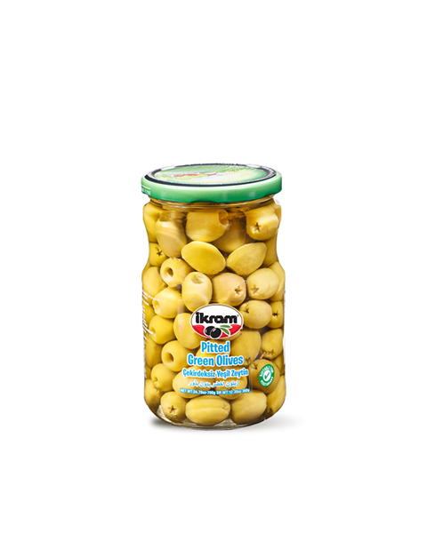 İKRAM YEŞİL ZEYTİN ÇEKİRDEKSİZ 350 GR CAM
