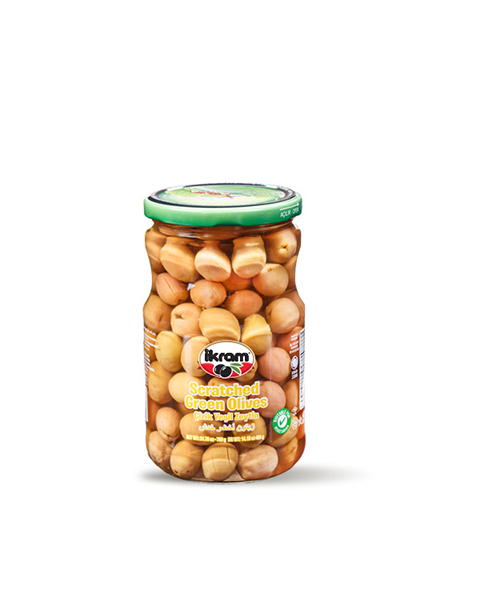 İKRAM YEŞİL ZEYTİN ÇİZİK 400 GR CAM