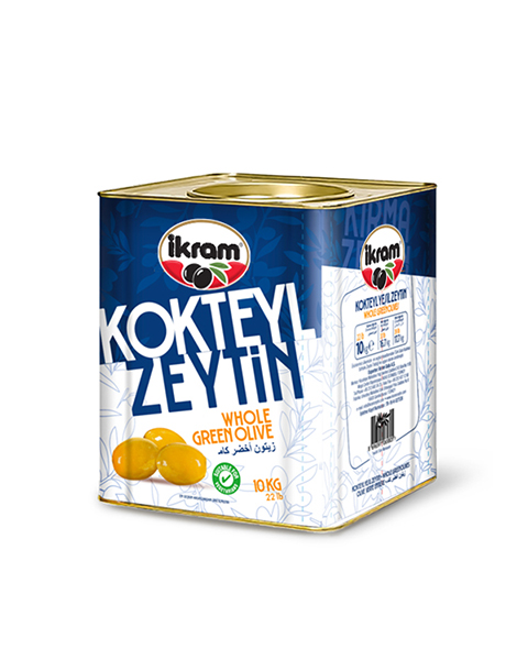İKRAM YEŞİL ZEYTİN DOMAT KOKTEYL SPECIAL 10 KG/TNK