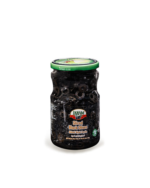 İKRAM SİYAH ZEYTİN DİLİMLİ 350 GR CAM